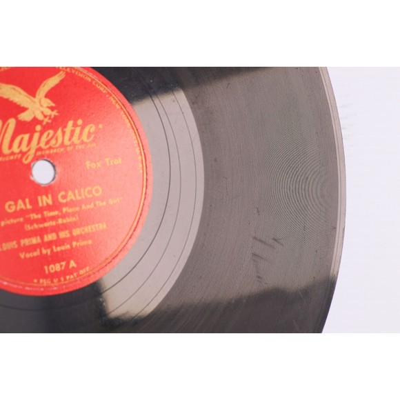 Louis Prima - A Gal In Calico / He / She Like It! - 1946 10" 78 rpm Record 1087 - Picture 8 of 16